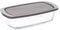 Plat cake en verre 27 x 14 cm + couvercle - Secret de Gourmet