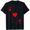 Spielkarte Herz Ass Poker Kartenspiel Karneval Kostüm T-Shirt
