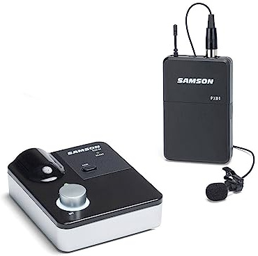 SAMSON XPDm Presentation 2,4 GHz Funkmikrofon-System – Lavalier-Mikrofon, USB-Empfänger, für Streaming, Vorträge & Video-Calls