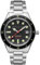 Spinnaker Herren 42mm Cahill Mid Size Automatik Sable Black 3-Zeiger-Uhr mit massivem Edelstahlarmband SP-5075-11