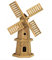 Garden Mile Windmühle aus Holz, für den Garten, schöne rustikale Windmühle (riesige Waldwindmühle)
