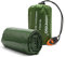 HONYAO Saco de Dormir Emergencia, Mantas Termica de Aluminio, Sacos de Vivac Supervivencia, Supervivencia Bivy para Vivac, Cámping, Excursionismo, Trekking - Verde