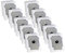 Invest 10 Staubsaugerbeutel kompatibel mit iRobot Roomba i7, i7+, i7 Plus, s9, s9+, s9 Plus, E5, E6, E7, Beutel Romba, Ersatzteile iRobot, Ersatzkit staubsauger, roboter iRobot Roomba,Clean Base