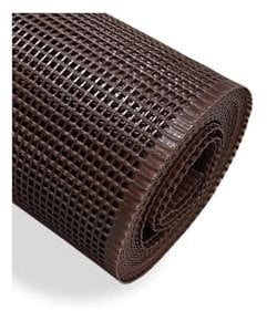 Jardin202 - Red de Plástico para Balcones y Terrazas | MARRÓN | Seleccione Medida y Cuadrado | 1x30 m (Cuadrado: 2 cm)