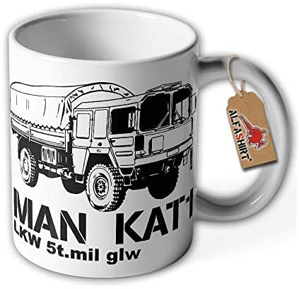 Man Kat Bundeswehr LKW Laster mil glw Lastkraftwagen Zugmaschine Tasse #38660