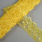 10 Yard Bestickte Spitzenbordüre Spitzenbesatz Stoff Spitzenband,Geschenkband Spitze Band Meterware,Spitzenborte Zum DIY Basteln Nähen Weihnachten Hochzeit Party Deko Blumen Geschenkverpackung,Gelb