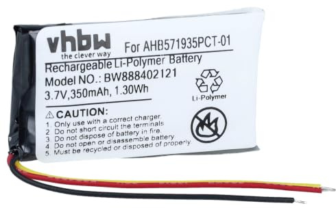 vhbw Akku kompatibel mit Bose AE2 | Wireless Headset Kopfhörer (350mAh, 3,7V, Li-Polymer)