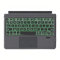 para Microsoft Surface Go Type Cover, Teclado Inalámbrico Bluetooth Portátil Ultra Delgado con Trackpad para Surface Go 3, Go 2, Go, Batería Recargable Incorporada, con Retroiluminación Colorida