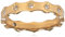 FOSSIL Damen-Edelstahlband Ringe, 5.5, Mattes Gold