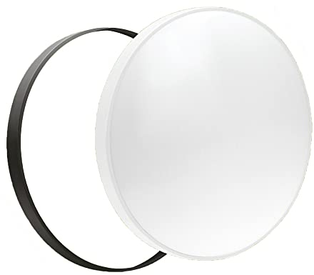 NCC-Licht LED Wand- & Deckenleuchte Nymphea Ø32cm Feuchtraum IP54 Weiß 24W 2850lm kaltweiß 6000K Tageslicht