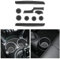 CDEFG Compatible with MINI Cooper F56 Facelift Rubber Mats, Non-Slip Mats Centre Console Anti-Slip Cup Drink Holder Rubber Mat Armrest Storage Pads Door Slots Car Interior Accessories(White)