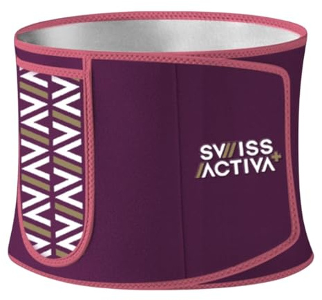 Swiss Activa+ Taillengürtel für Damen – Bauch-Schweißgürtel | Taillengürtel mit Bauch-Schweißband für Training zu Hause und im Fitnessstudio. Siehe Produkthinweise für Details.