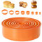 Set de 8 cortadores redondos de galletas, aros para hornear, cortadores de scones, fondant set de cortadores de fondant para repostería. Perfecto para hacer postres en la cocina y en fiestas.