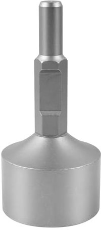 TIHOOK Jack Hammer Star Picket Driver, SDS HEX, Inner 85 mm, 105 x 220 mm, Pile Ram Bit for Inserting Wooden Post Pipes Steel Tube