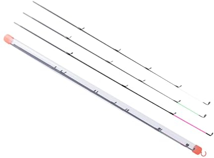 Amagogo 3 stück Verlängerung Karpfen Angelrute Karpfen Stange Halb Raft Spitze Reparatur Ersatz Flexible Spitze Ersatzteile Feeder Angelrute, 4133 Kohlenstoff