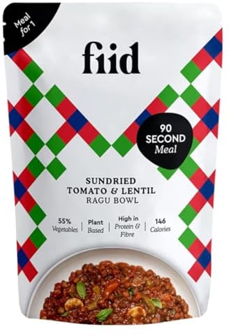 Fiid Sundried Tomato & Lentil Ragu Bowl 275g