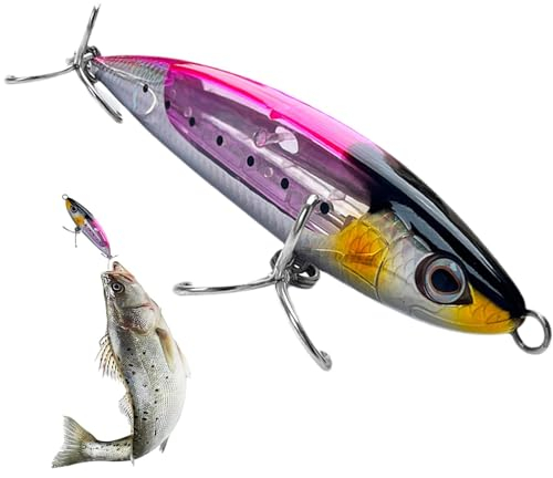 Harte Angelköder,Angelköder Harte Köder | Neuartige Angelköder, Topwater-Angelköder,Bunte künstliche Angelköder zum mit Hartködern für Thunfisch-Schwertfisch