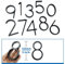GFDSGRE Hausnummer 125mm Floating House Number Buchstaben Big Modern Door Alphabet Home Outdoor 5 in.Black Nummern Adresse Plaque Dash Slash Zeichen # 0-9 Hausnummernschild(Dash Sign)