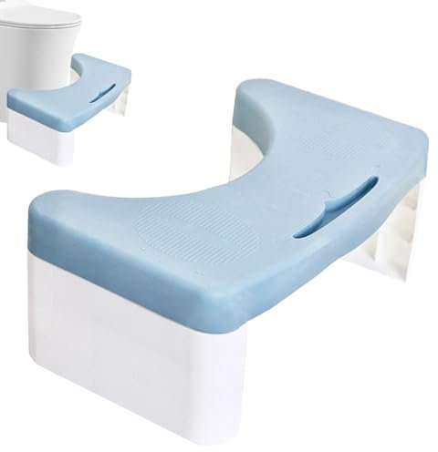 37x22x15cm Tabouret Toilette Physiologique Marche Pied Toilette Contre Hémorroïdes, Intestin Irritable/Rehausseur WC Adulte pour des Selles Plus Saines/Marche Pied Enfant Bain
