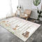 Rechteck Dekoration Teppiche Traum Wald Tier Fuchs Mit Motiv Teppich Schlafzimmer Waschbarer rutschfeste Bunt Teppiche Weicher Flanell für Kinderzimmer Schlafzimmer Teppich 100 x 150 cm