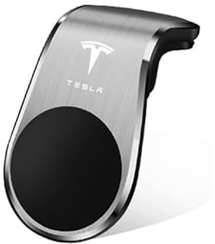 AUJSHDH Handyhalterung Auto, für Tesla Model S Plaid X 2012~2023 2015 Ultra-Stabiler Lüftung KFZ Handyhalterung Kratzschutz KFZ Handy Halterung EIN-Knopf-Release,A
