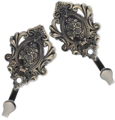 Cabilock 2stücke Vintage Metall Wandhaken Für Mäntel Hüte Jacken Zinklegierung Haken Wandmontage Hakenleiste Für Bad Küche Schlafzimmer Handtuch Haken Kleiderbügel