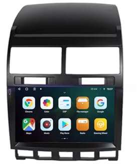Android 13 Car Stereo para Volkswagen Touareg 2002-2010 9 Pulgadas Autoradio con WiFi 4G Pantalla táctil de Navegación GPS AHD RDS FM Am BT DSP SWC DVR USB Mirror Link(8+256G)