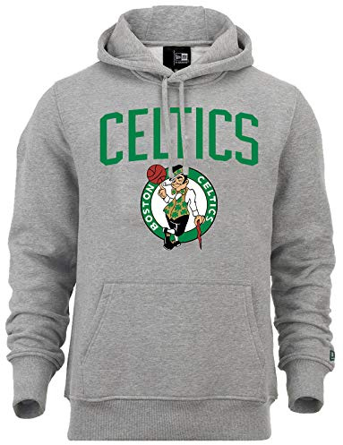 New Era - NBA Boston Celtics Team Logo Hoodie - Grau Größe S, Farbe Grau
