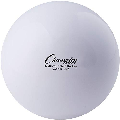 CHAMPION SPORTS Practice Field - Pelotas de Hockey (12 Unidades, FHB2WH, Blanco