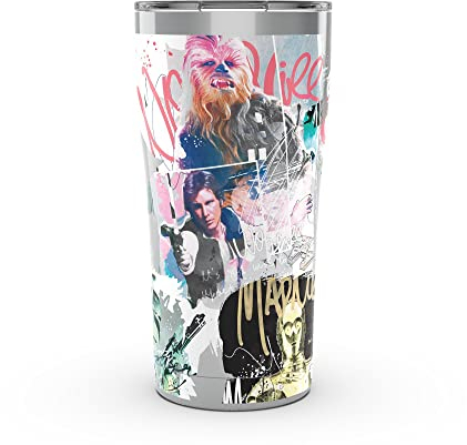 Tervis Star Wars Graffiti Becher mit Deckel, Edelstahl, 590 ml