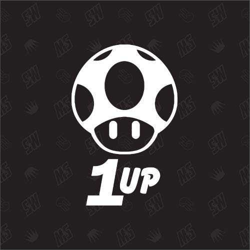 speedwerk-motorwear 1UP - extra Leben Sticker
