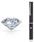 Diamant Tester, Diamantprüfgerät, Tragbares elektronisches Diamantprüfgerät für Diamant Saphir Rubin Kristall Achat Jade und Steinhärte Edelsteinprüfgeräte(Violettes Blau)