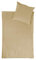 jilda-tex Bio-Bettwäsche Stone-Washed Lissabon 100% Bio-Baumwolle Knitterlook Stehsaum Uni Made in Green (Creme, 135 x 200 cm)