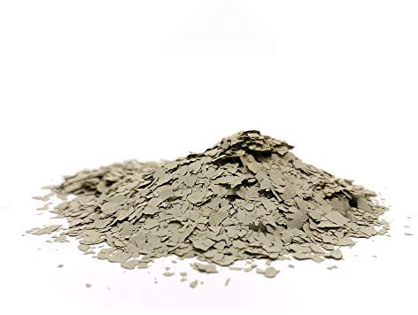 BTT-DC Dekochips Kieselgrau Matt (100g) - Farbflocken zum Einwurf in eine Bodenbeschichtung