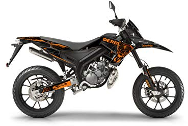 Deko-Set für Derbi Senda SM 50, 2018-2021 TRANTOR ORANGE