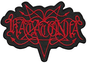 Rock-and-Roll-Aufnäher aus schwarzem Metall, bestickt, zum Aufbügeln