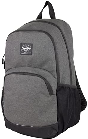 NOWI Heritage Rucksack Schule mit Laptopfach 15 Zoll, aus Snowpolyester: Modischer Rucksack, 45 cm, 19 L