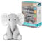 Cloud b Veilleuse peluche Twilight Buddies Lapin| Projecteur d’étoiles et de constellations en 3 Couleurs | Arrêt automatique | Dès la naissance