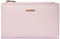 grande 2804 - Portefeuille Moyen à Deux Volets en Cuir véritable pour Femme, Portefeuille Minimaliste, Mini Porte-Monnaie zippé, Petit Porte-Cartes (Rose pâle)