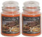 Woodbridge Große Duftkerze im Glas mit Deckel | 2er Duftkerzen Set Orange Cinnamon | Duftkerze Orange-Zimt | Kerzen lange Brenndauer | Raumduft für Zuhause | Kerze 2 Docht