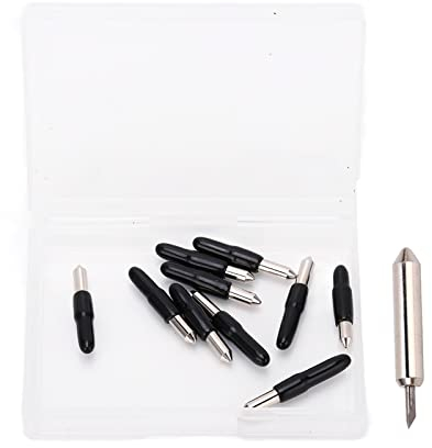 10 Stück Plotterklinge Ersatz 60 Grad Schneidklingen für Plotter Legierungsstahl Schneideklinge Ersatz Plotter Zubehör für CRICUT JOY
