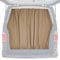 Heckklappe Gardinen Sonnenschutz Vorhänge kompatibel mit VW T6 T6.1 L1 L2 Beige 2tlg