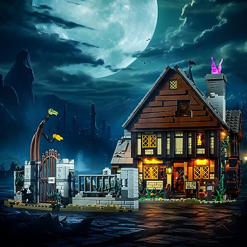 LIGHTAILING Led Licht für Lego- 21341 Disney Hocus Pocus: Die Sanderson Schwestern Cottage – Beleuchtungsset Kompatibel Mit Lego Modell (Lego Bausteinen Modell Nicht enthalten)