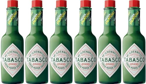 TABASCO Green Jalapeño Hot Sauce 57ml - 6-pack