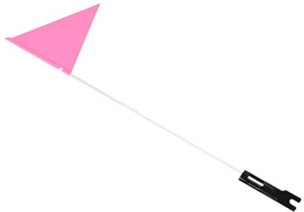 Parliky 190 Cm Fahnenmast Multifunktionsflagge Warnsicherheitsflagge für Jungen und Mädchen Ältere Fahrradversorgung - Langlebig