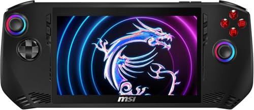 MSI Claw A1M-068IT, Console Gaming, 7 FHD 120Hz 100%sRGB, IPS-Level, Écran tactile, Intel Ultra 7 155H, Intel Arc Graphics, 512GB NVMe PCIe4, 16GB RAM LPDDR5 6400MHz, Wi-Fi 7, Win11 Home avec étui