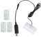 DIIOOMIEEU USB-auf-D-Zellen-Batteriekabel, ersetzt 1–4 Batterien der Größe D, 1,5 V für Uhren, Fernbedienungen, elektronische Geräte