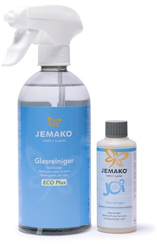 JEMAKO JOi Set - 500 ml Glasreiniger und 80 ml JOi Nachfüll-Konzentrat