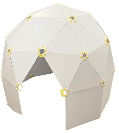 Milageto Fort Building Kit,Construction Toys Learning Playhouse Creative Gift DIY Play Dome Tent Educational Toy for Boys Girls Home