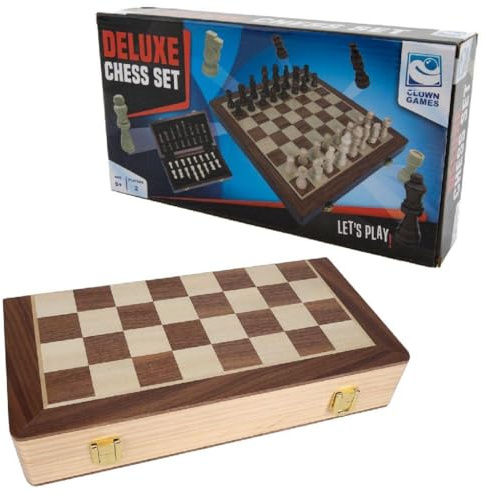 Clown Games Luxus Holz Schachset FSC langlebiges Spielzeug